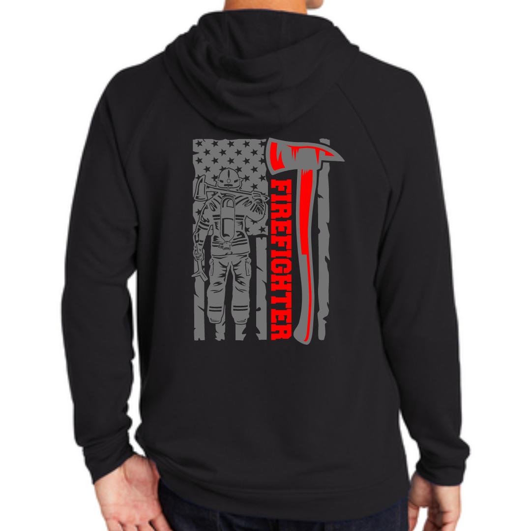 Firefighter Flag Hoodie