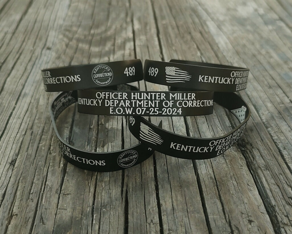 Officer Hunter Miller Memorial Bracelets